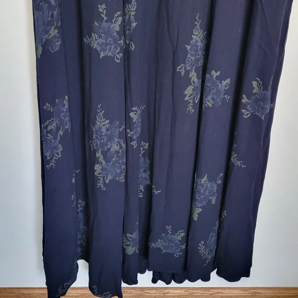 Christy Dawn Audrey Dress Navy Floral Maxi S Cottagecore Prairie